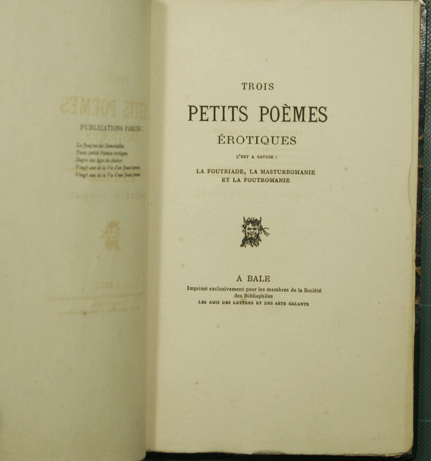 Trois petits poemes erotiques