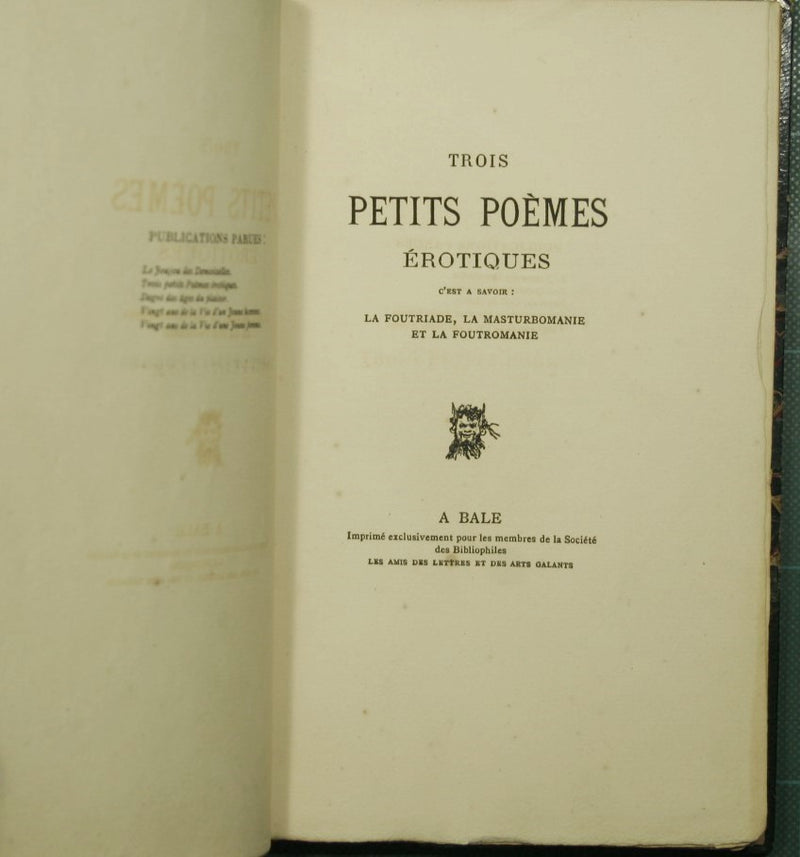 Trois petits poemes erotiques