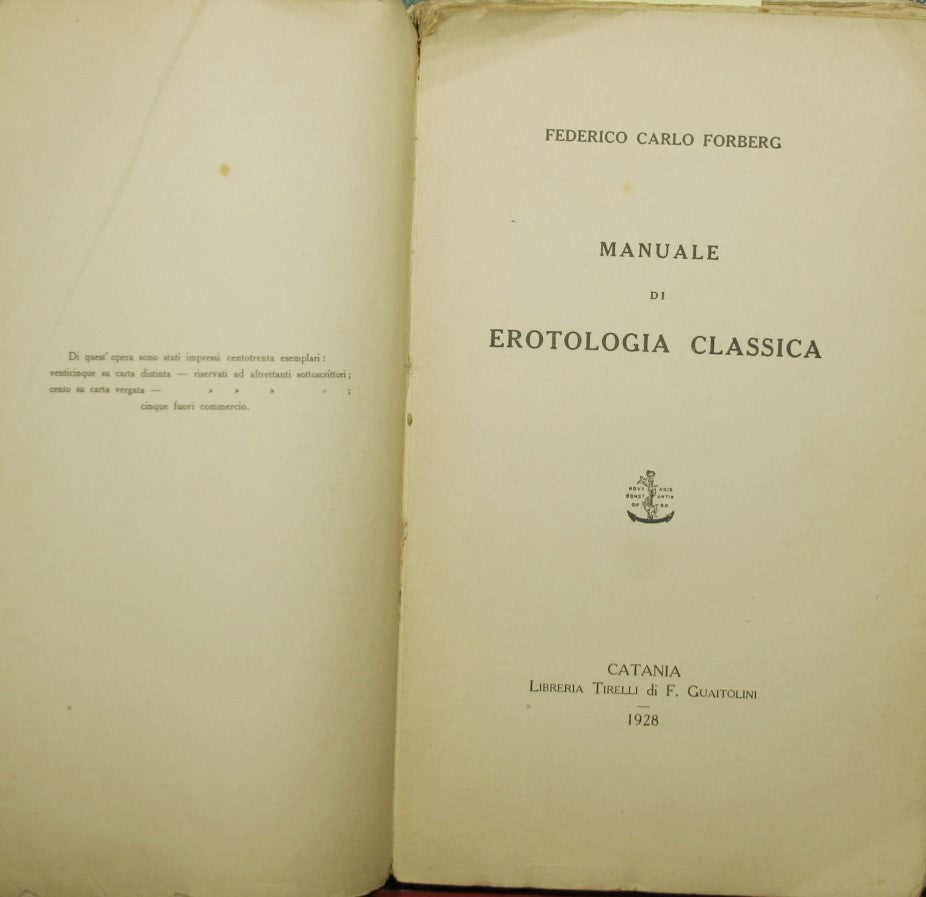 Manuale di erotologia classica