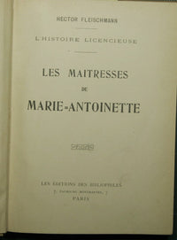 Les maitresses de Marie Antoinette