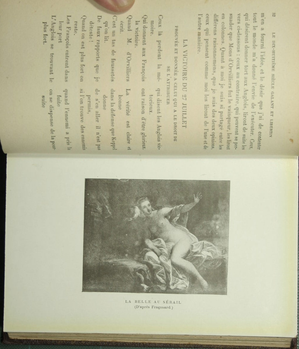 Le Dix-huitieme siecle galant et libertin