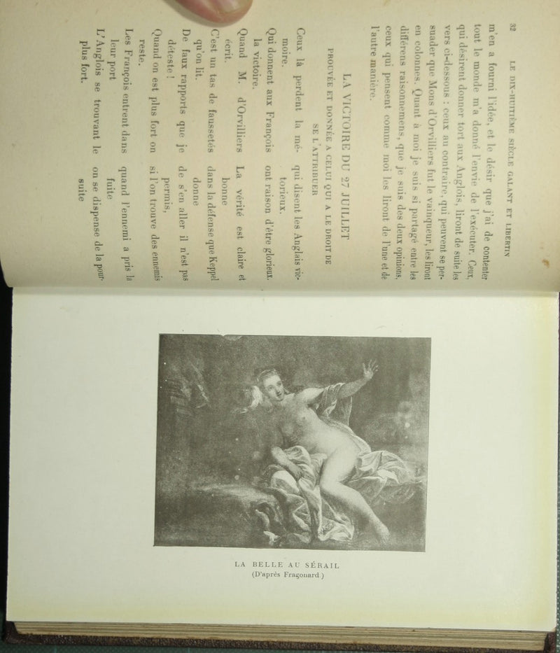 Le Dix-huitieme siecle galant et libertin