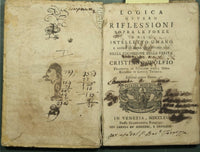 Logic, or Reflections on the Forces of the Human Intellect and on their Legitimate Use in the Cognition of Truth