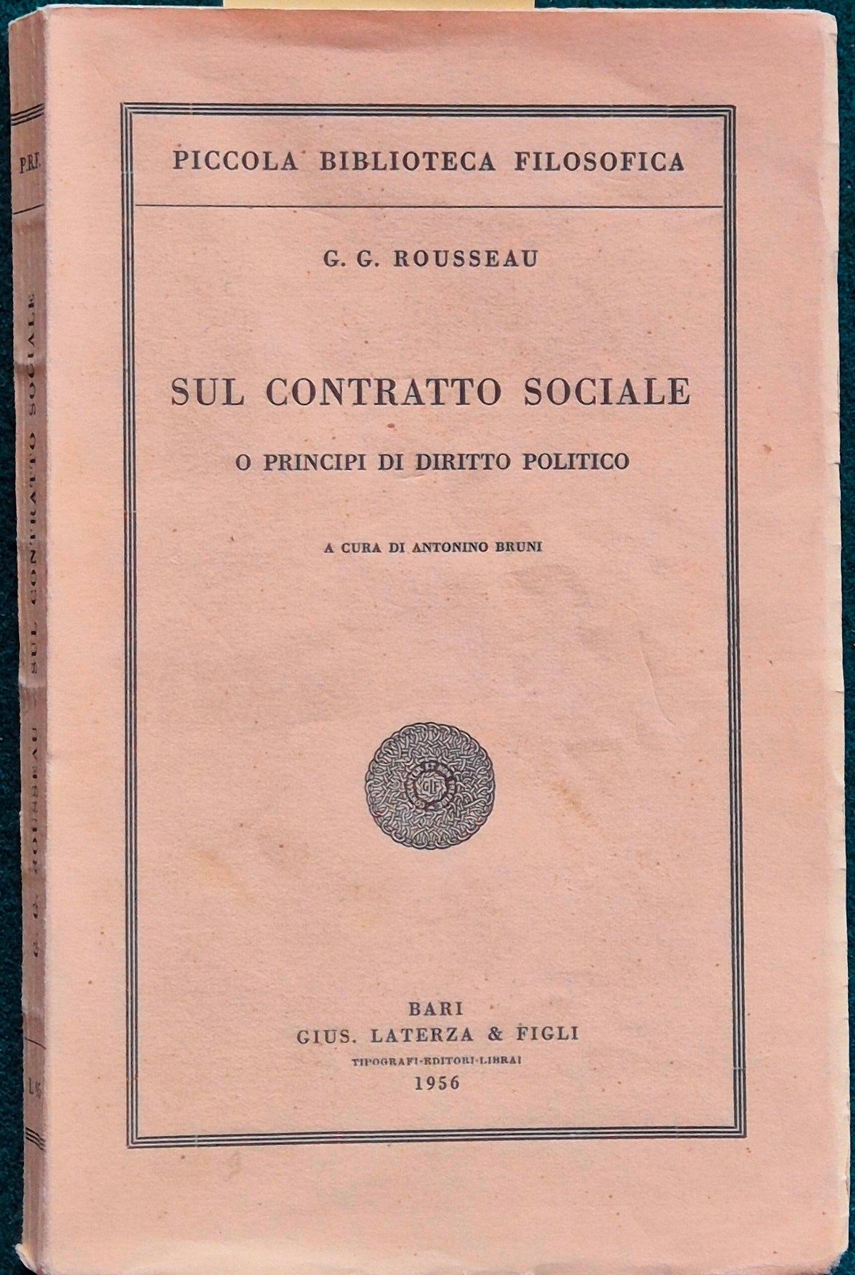 Sul contratto sociale