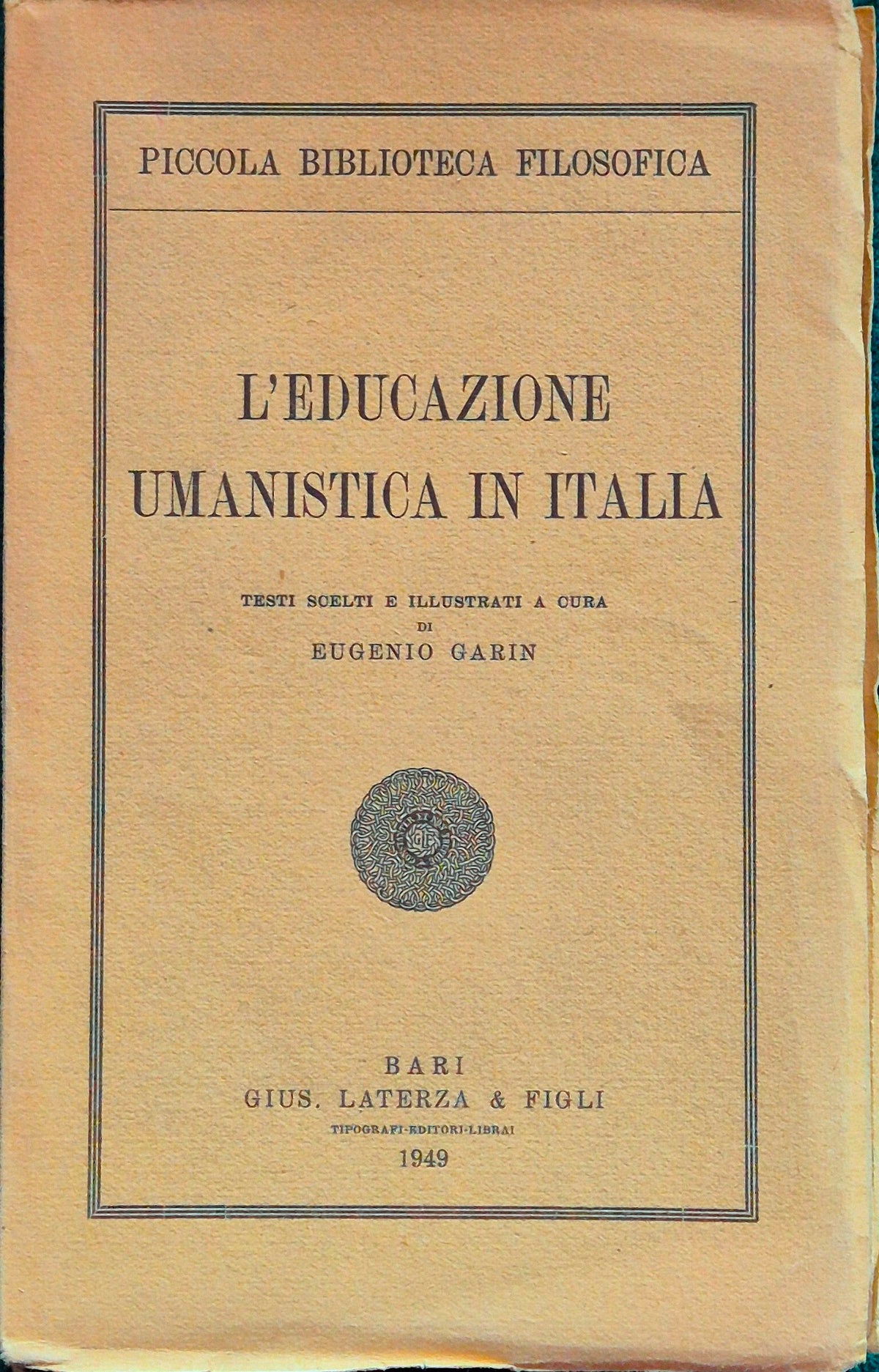 L'educazione umanistica in Italia