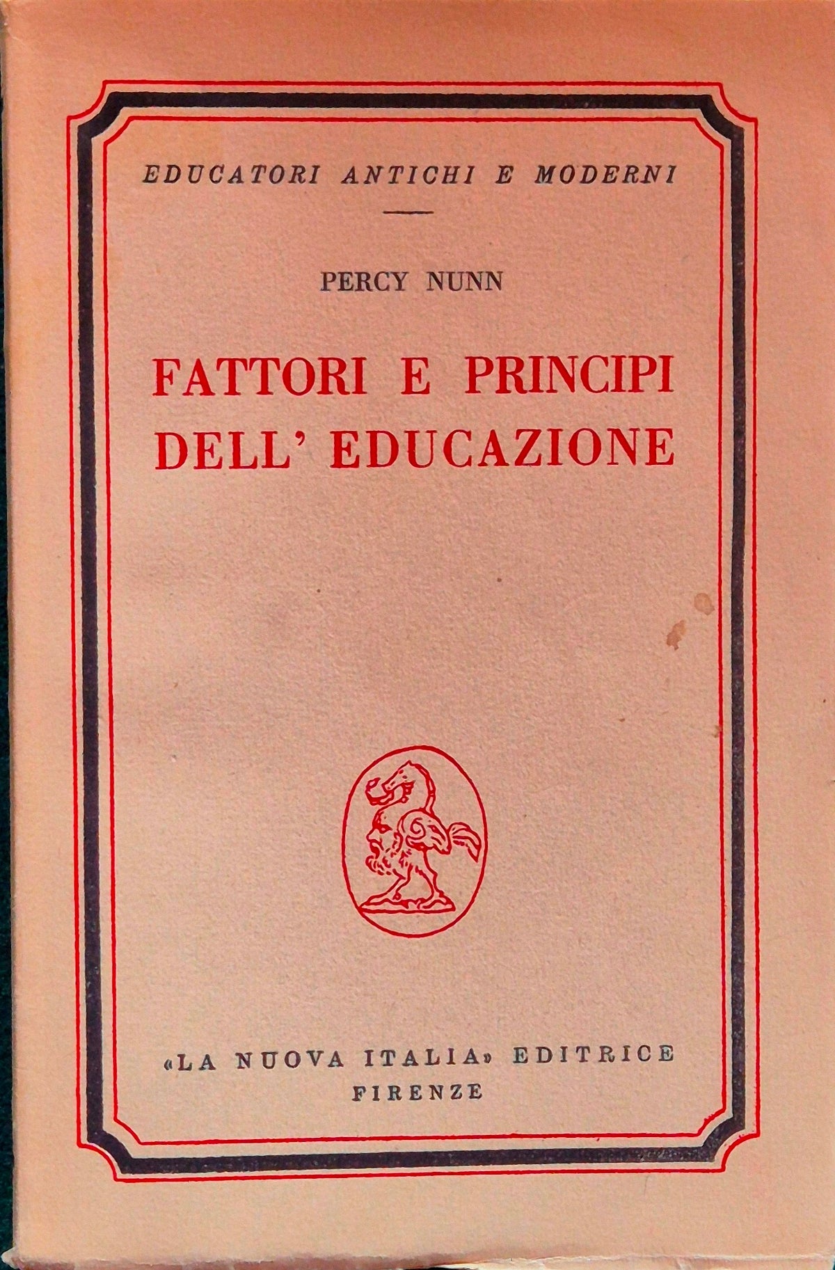 Fattori e principi dell'educazione
