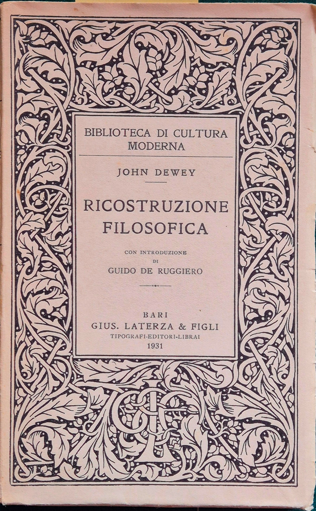 Ricostruzione filosofica