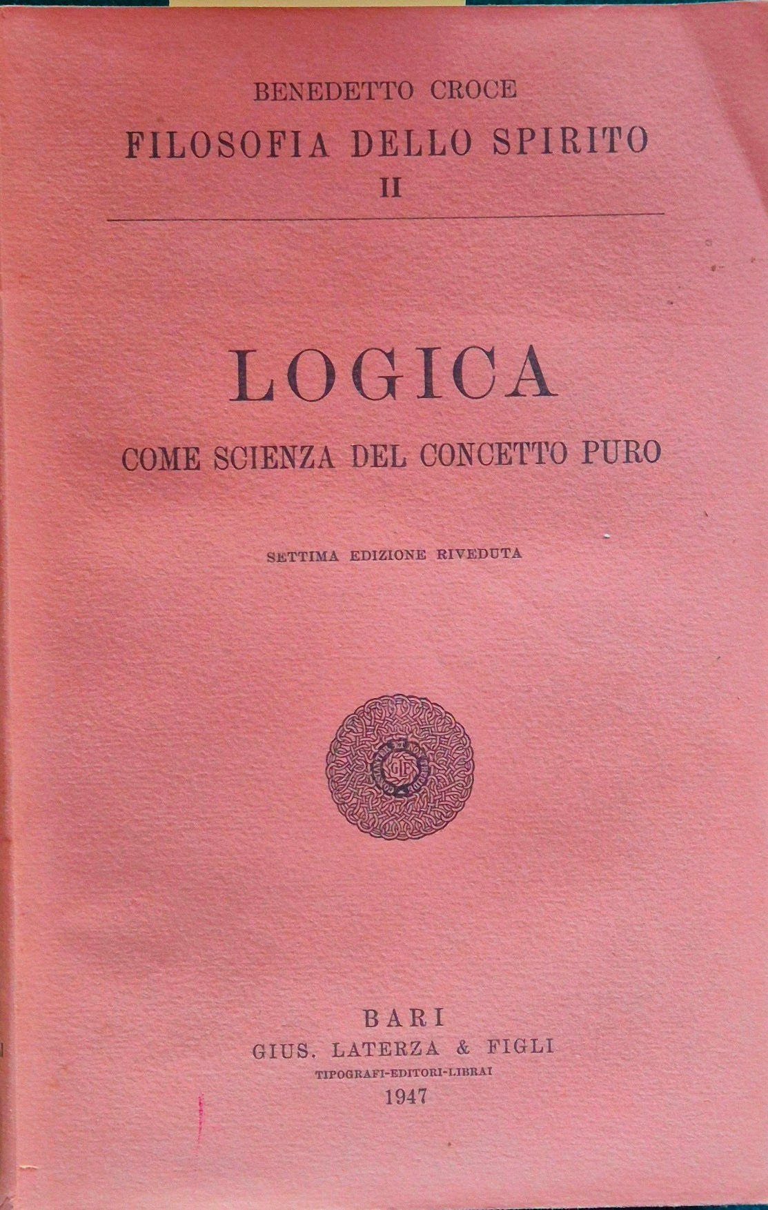Logica come scienza del concetto puro