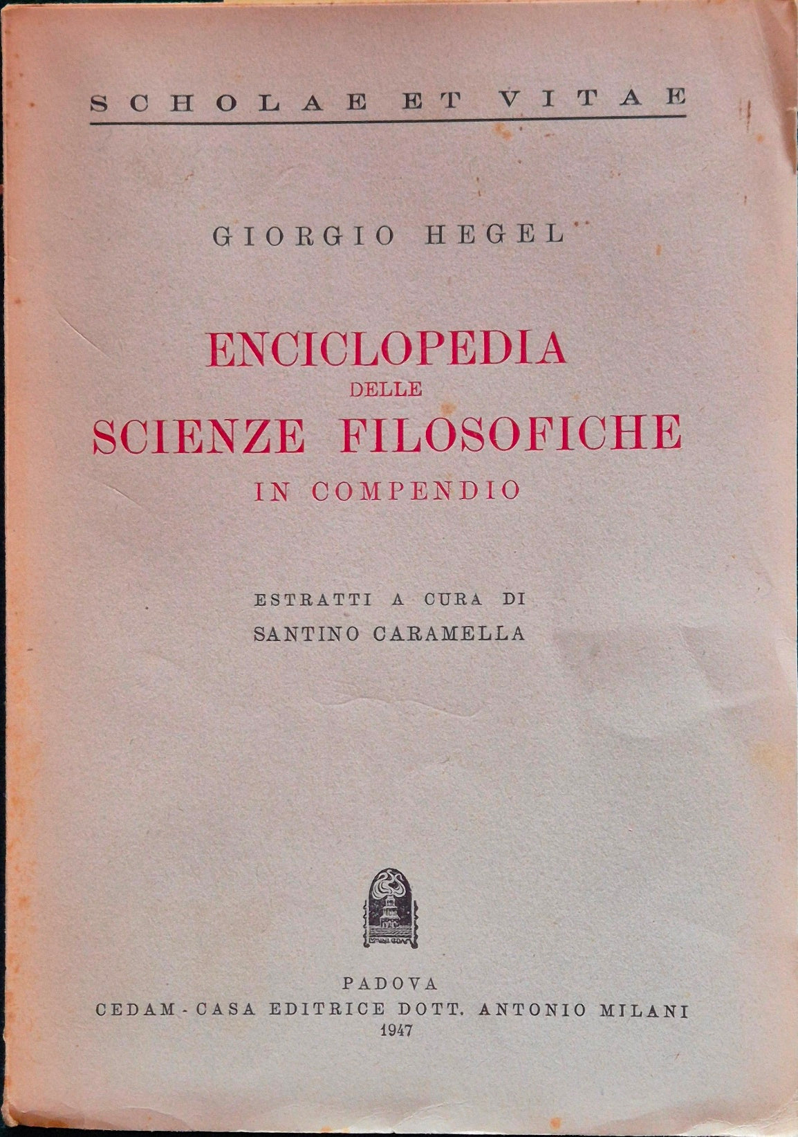 Enciclopedia delle scienze filosofiche in compendio