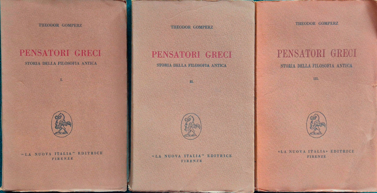 Pensatori greci - Storia della filosofia antica