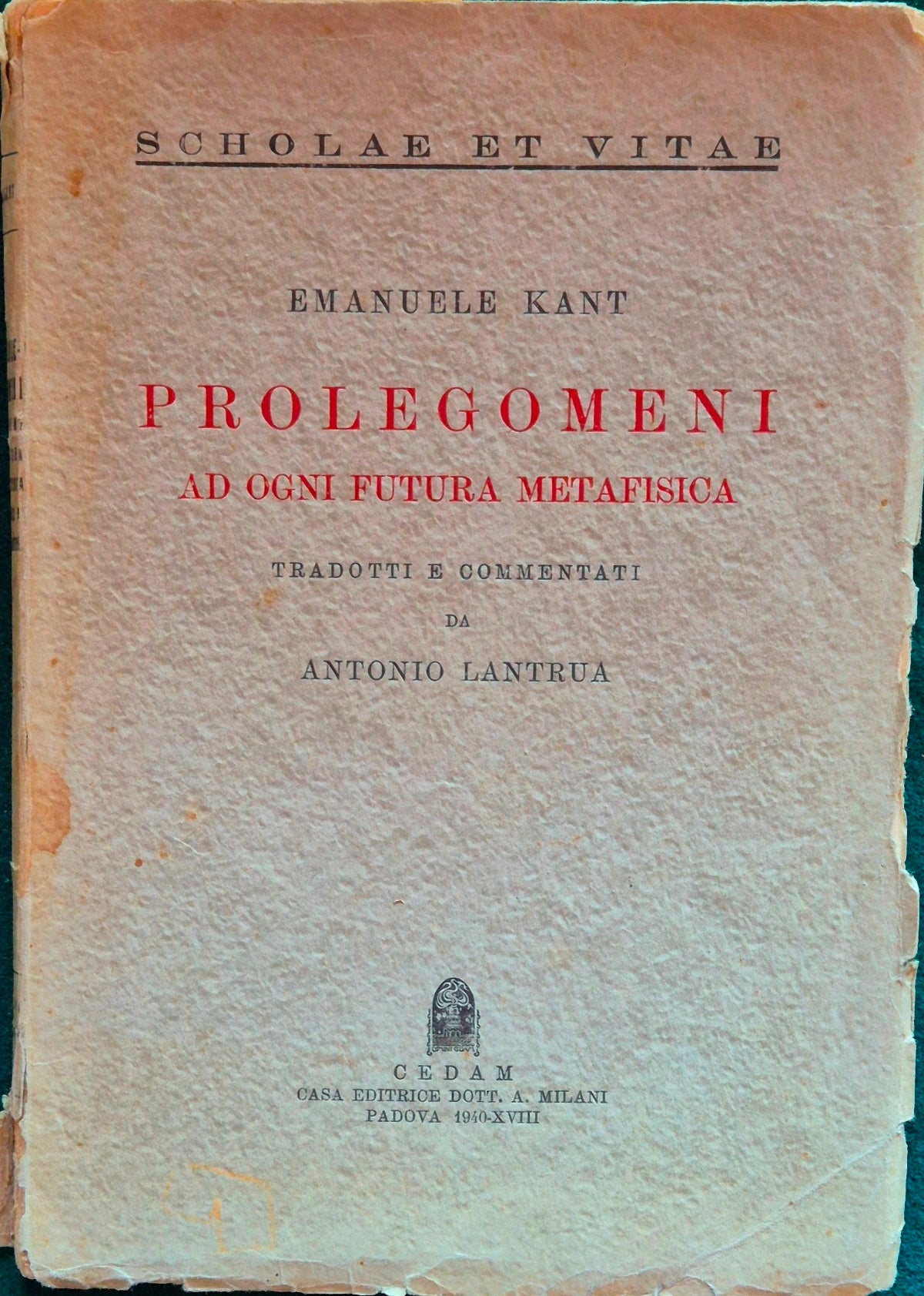 Prolegomeni ad ogni futura metafisica