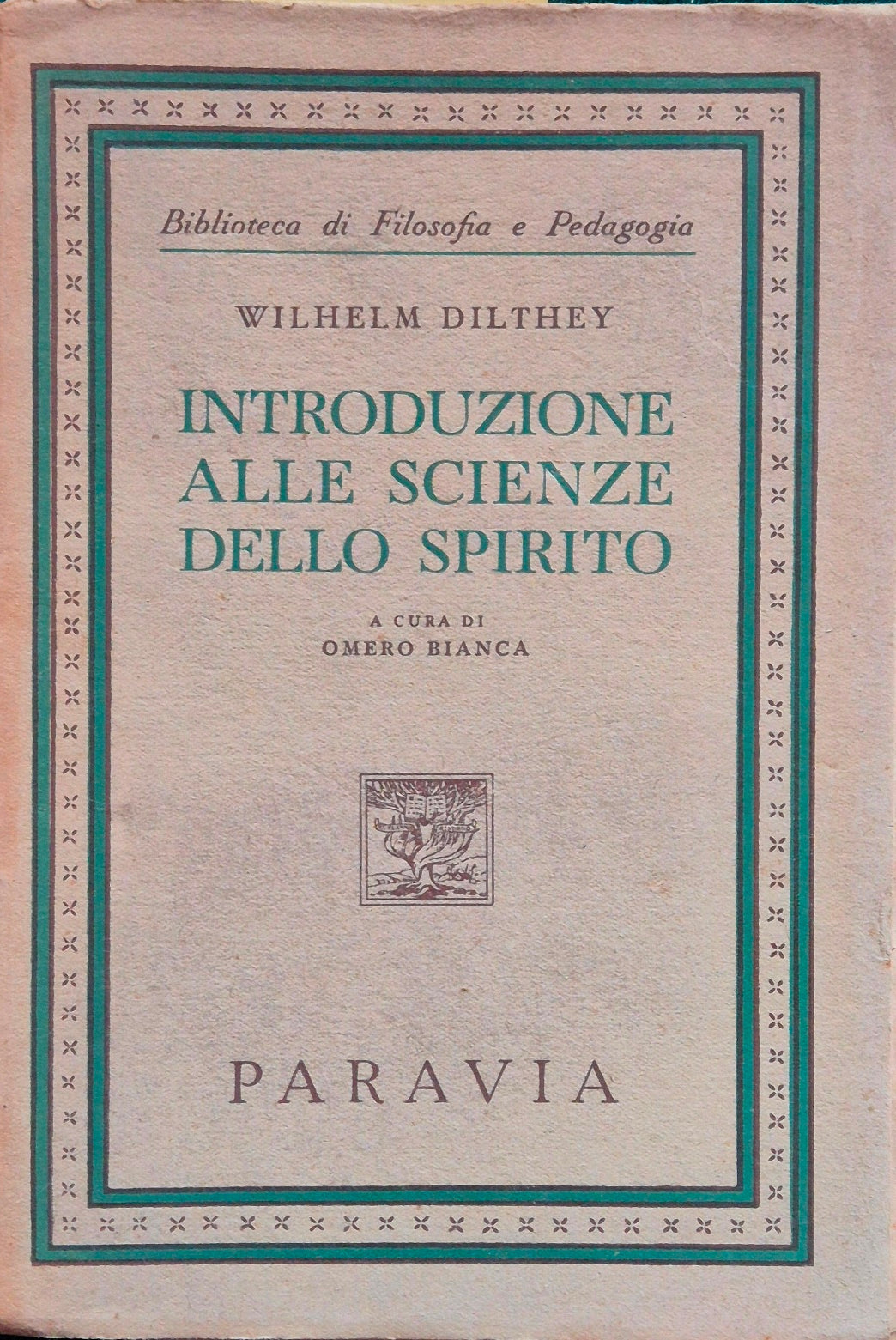 Introduzione alle scienze dello spirito
