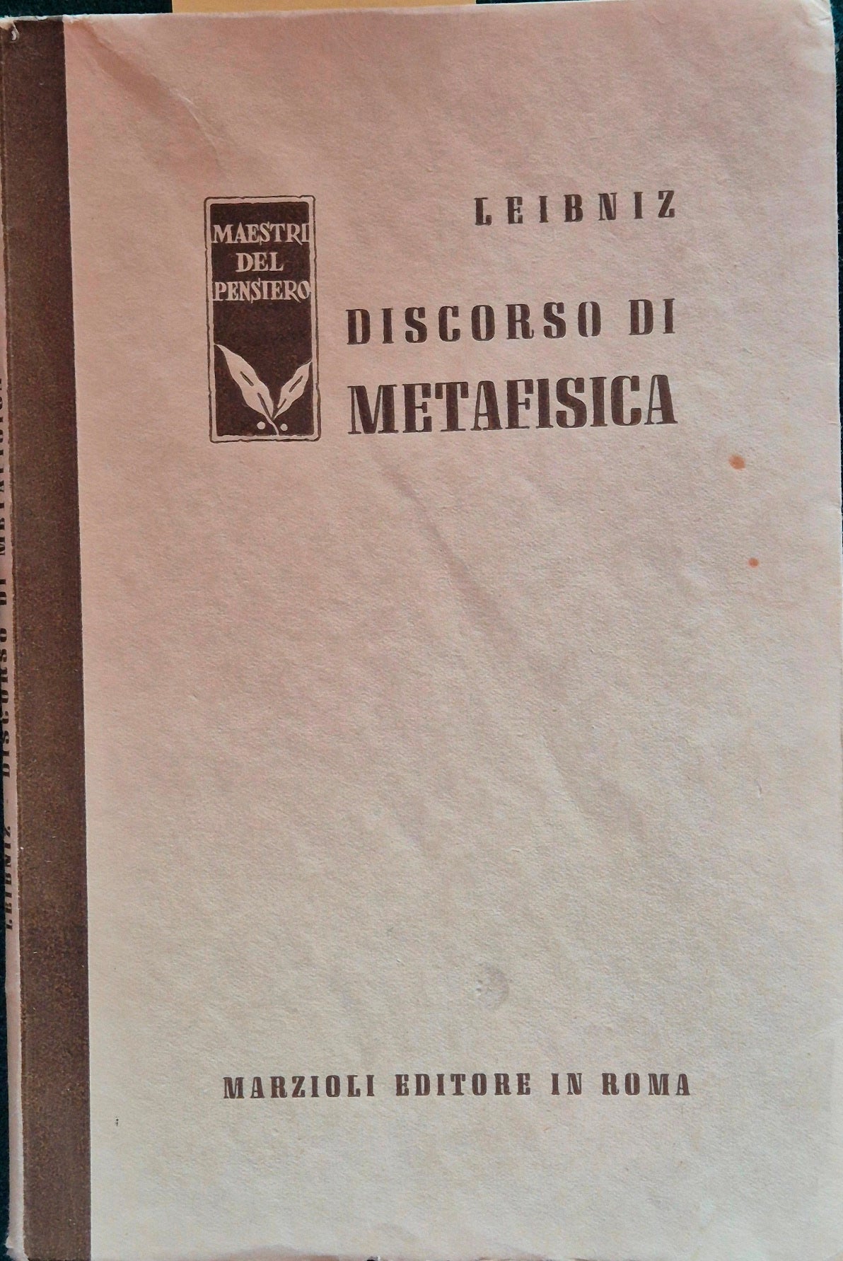 Discorso di metafisica
