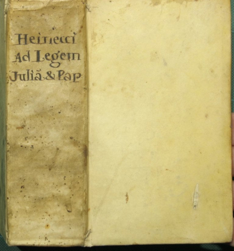 Joe. Gottlieb. Heineccii JC. Ad legem Juliam et Papiam Poppaeam Commentarius