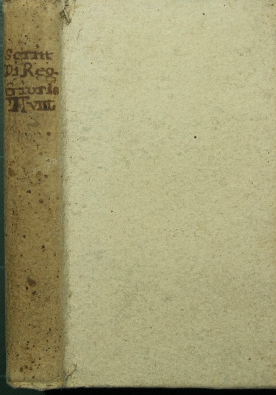 Collezione di scritture di regia giurisdizione. Vol. VIII