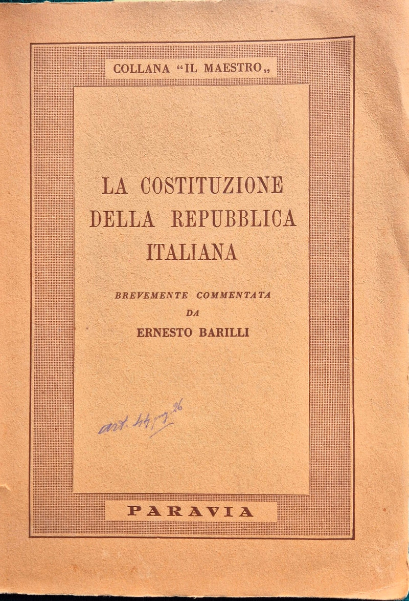 La Costituzione della Repubblica Italiana