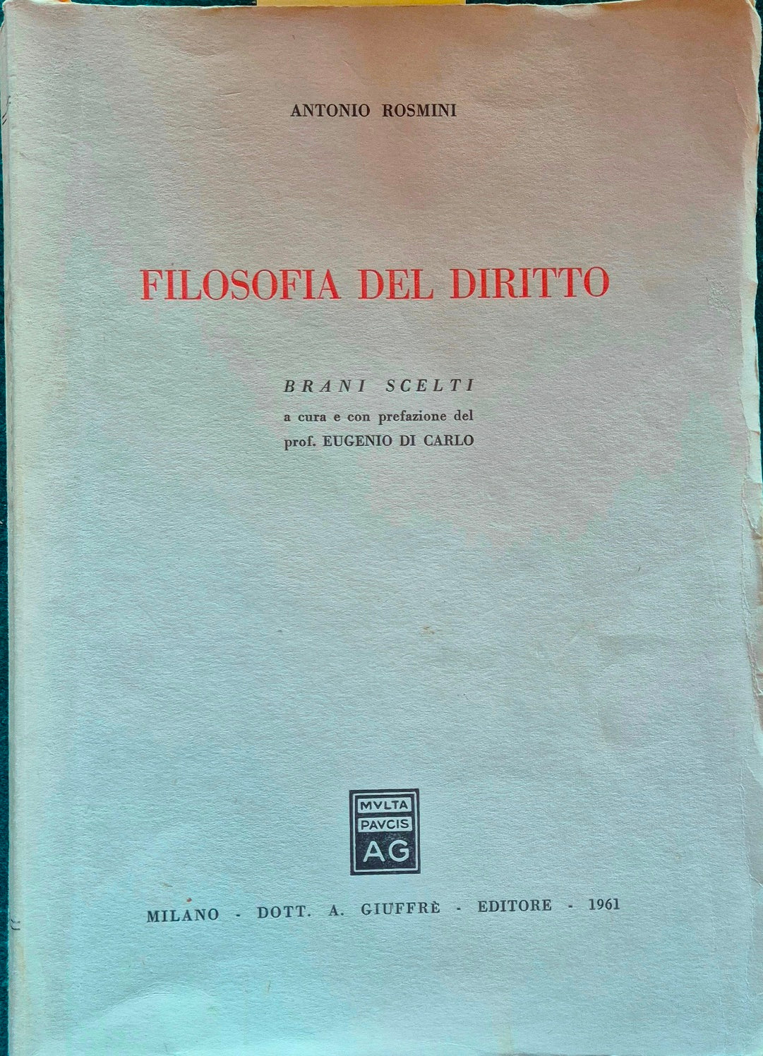 Filosofia del diritto