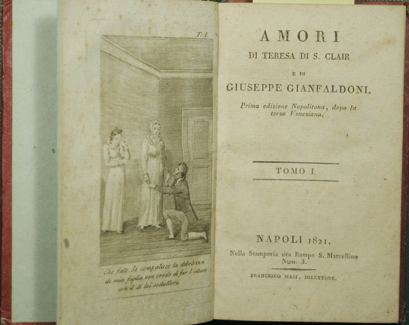 Amori di Teresa di S. Clair e di Giuseppe Gianfaldoni