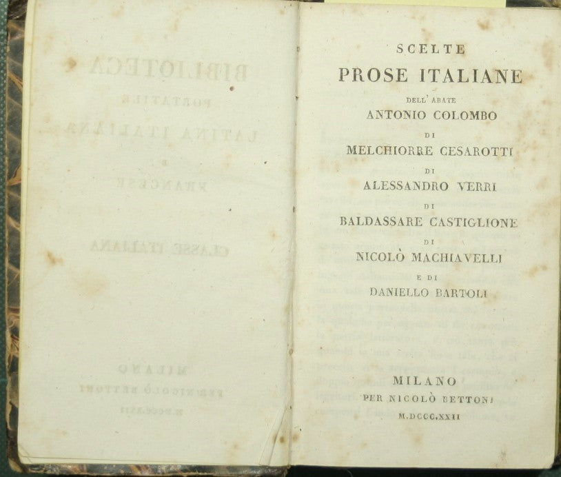 Scelte prose italiane - Scelte poesie italiane