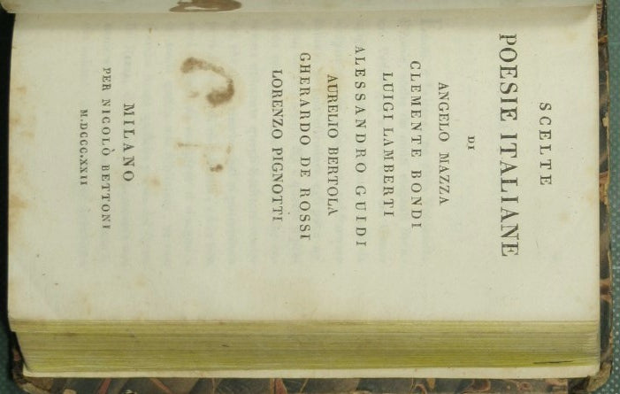 Scelte prose italiane - Scelte poesie italiane