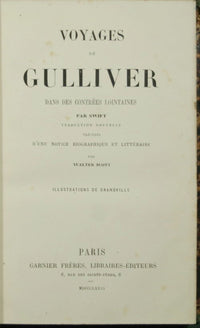 Voyages de Gulliver dan des contrees lointaines