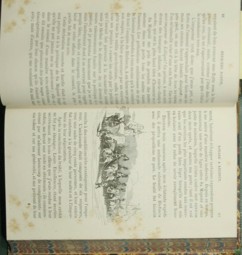 Voyages de Gulliver dan des contrees lointaines