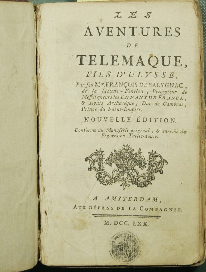 Les aventures de Telemaque, fils d'Ulysse