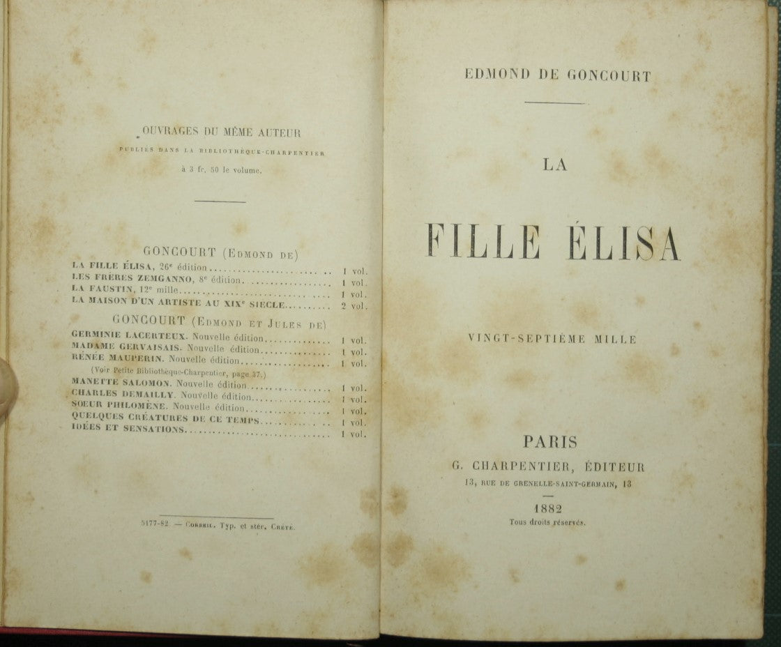 La fille Elisa