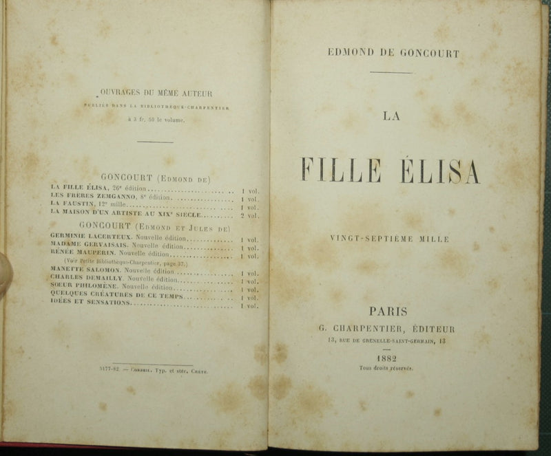 La fille Elisa
