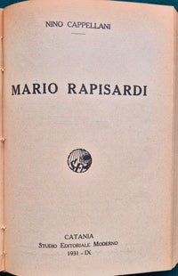 Miscellanea di testi letterari su Mario Rapisardi