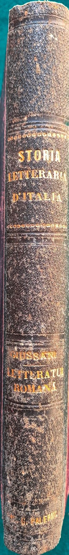 Storia letteraria d'Italia - Letteratura romana