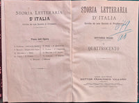 Storia letteraria d'Italia - Il Quattrocento
