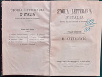 Storia letteraria d'Italia - Il Settecento
