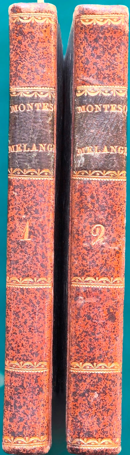 Oeuvres melees et posthumes