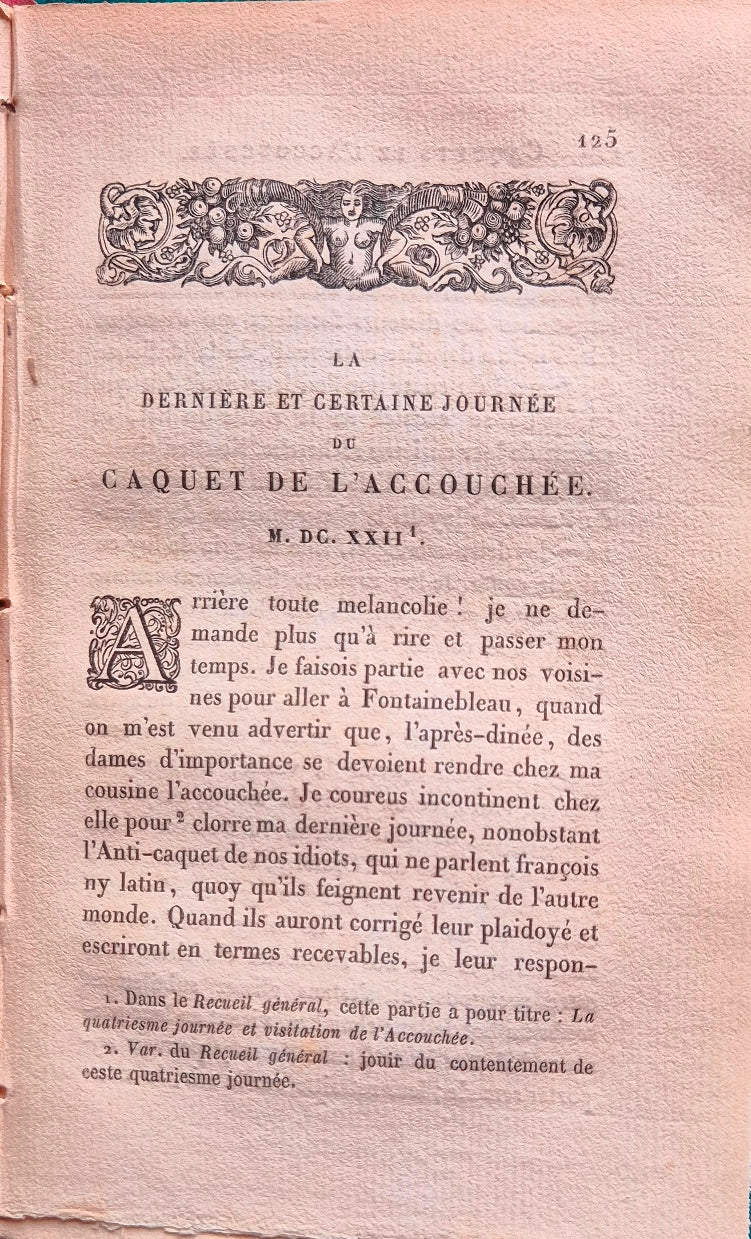 Les caquets de l'accouchee
