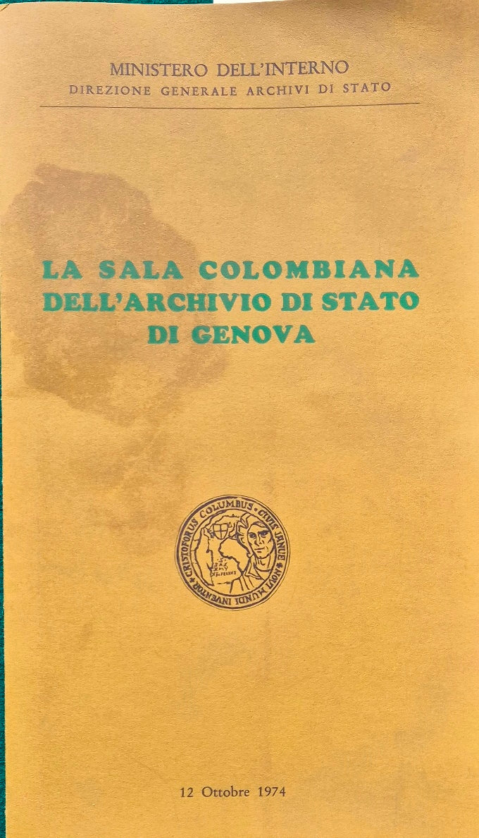 La sala colombiana dell'Archivio di Stato di Genova