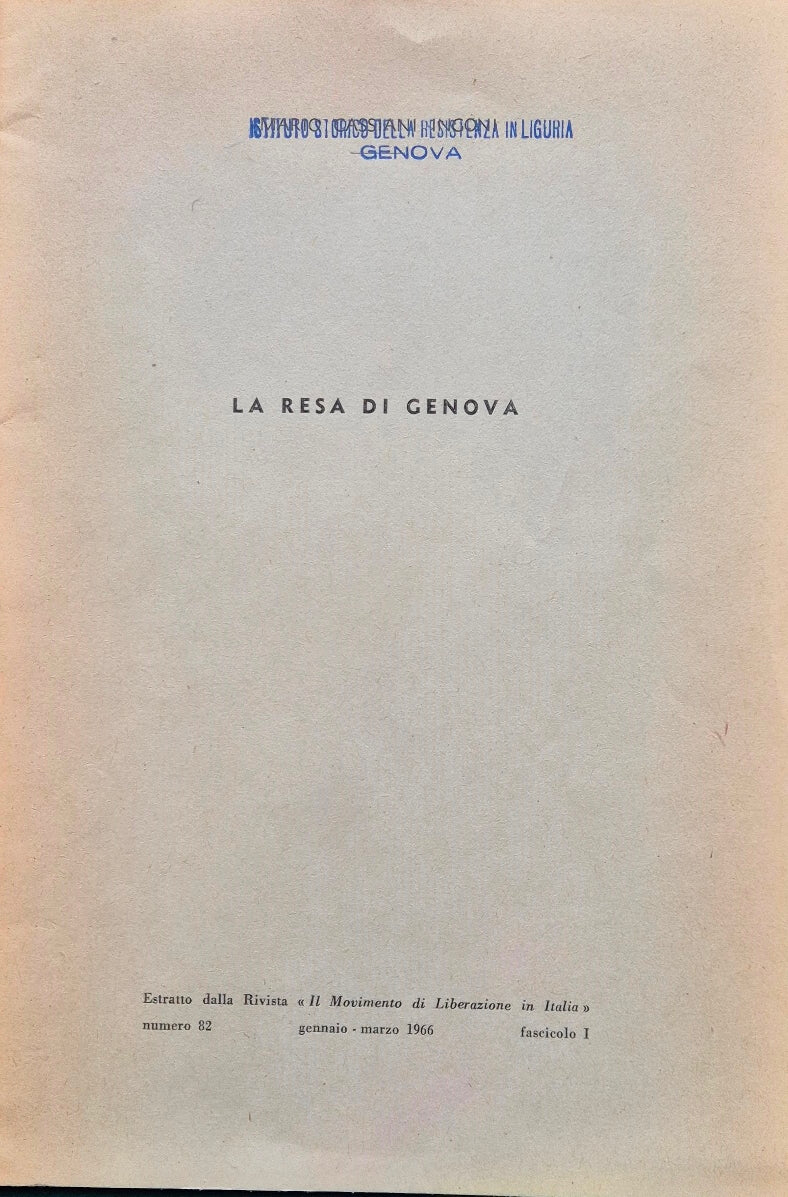 La resa di Genova