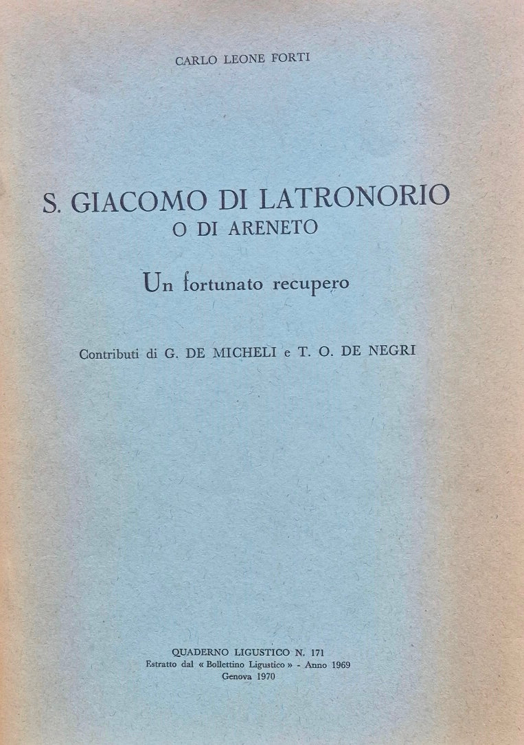 S. Giacomo di Latronorio o di Areneto