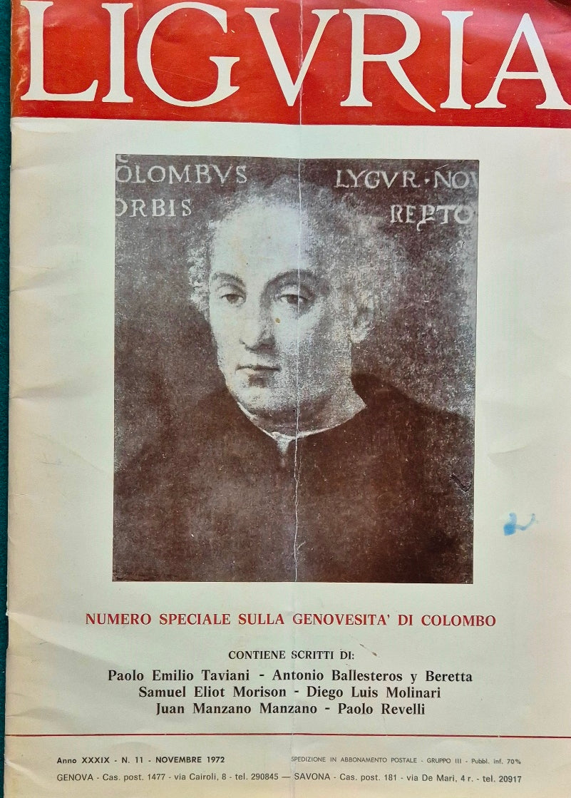Liguria - Anno XXXIX, N. 11, Novembre 1972
