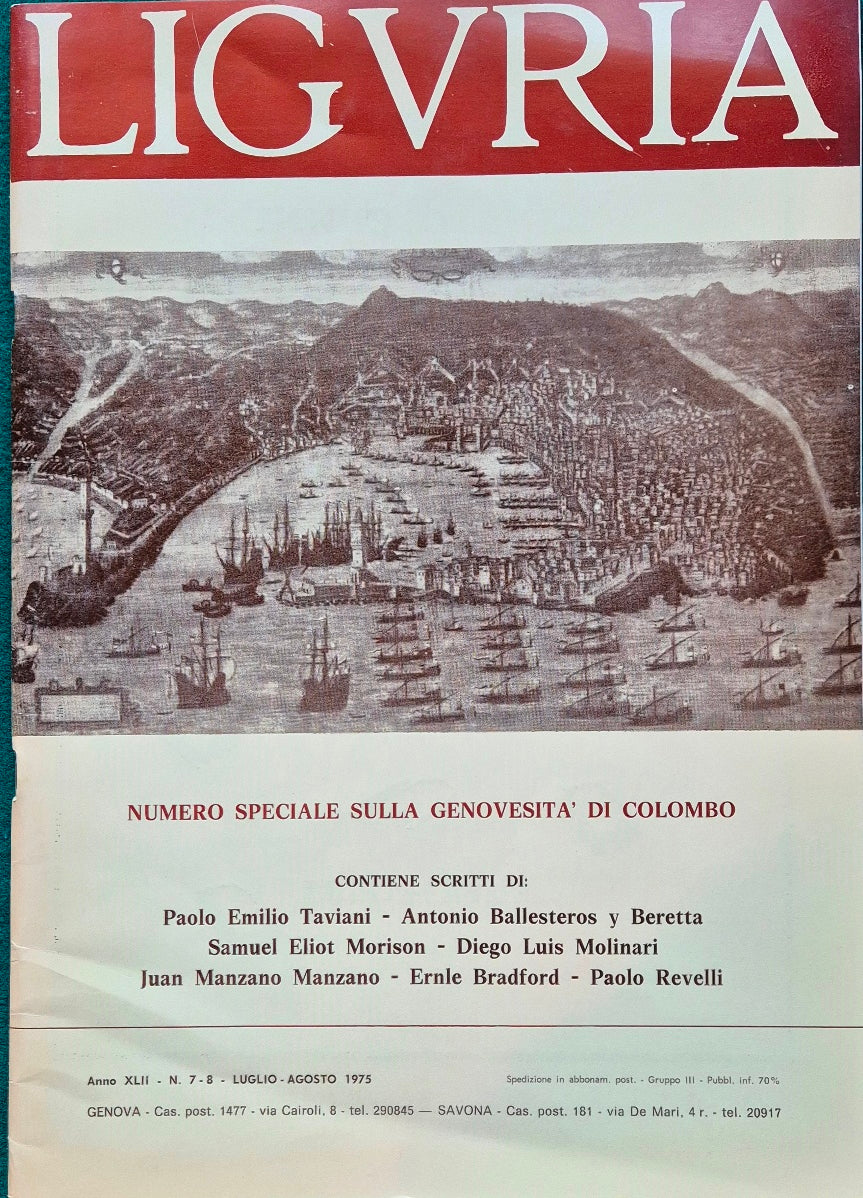 Liguria - Anno XLII, N. 7-8, Luglio-Agosto 1975
