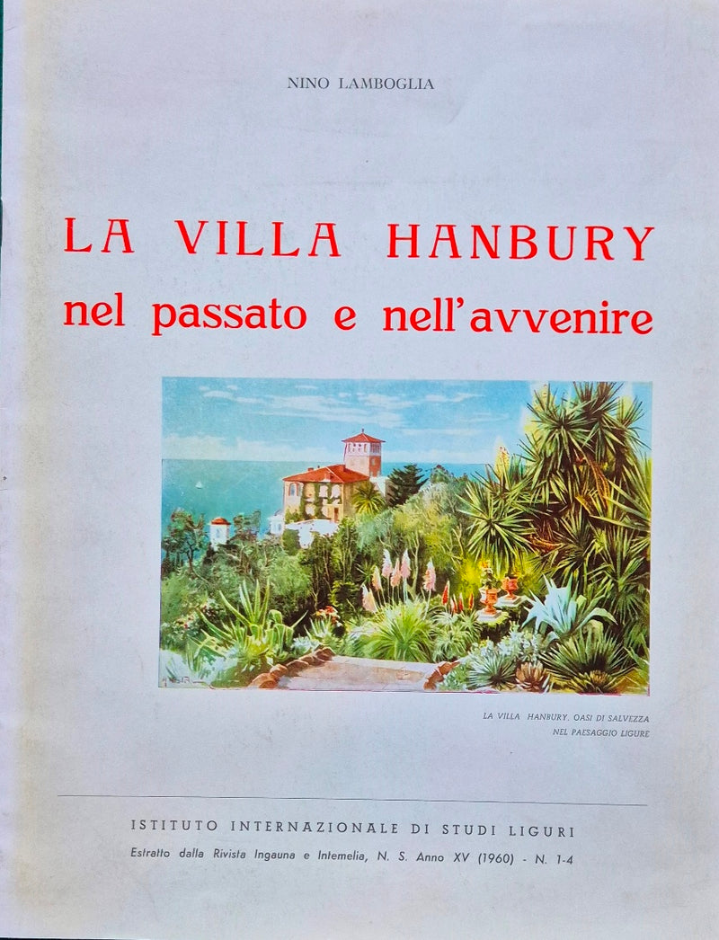 La Villa Hanbury nel passato e nell'avvenire