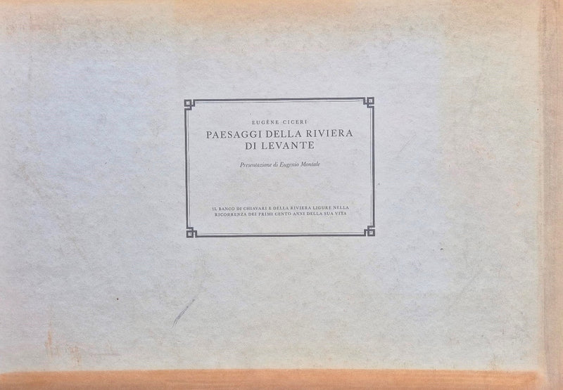 Paesaggi della Riviera di Levante