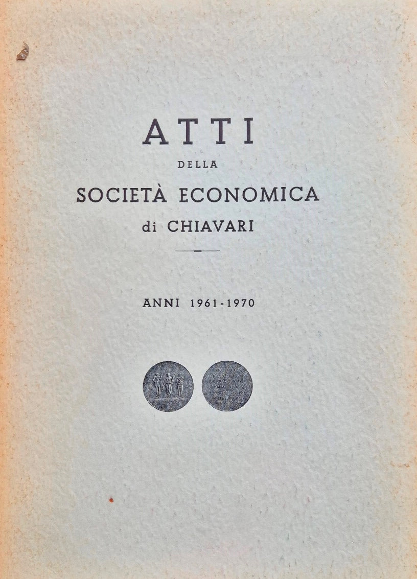 Atti della Società economica di Chiavari - Anni 1961-1970