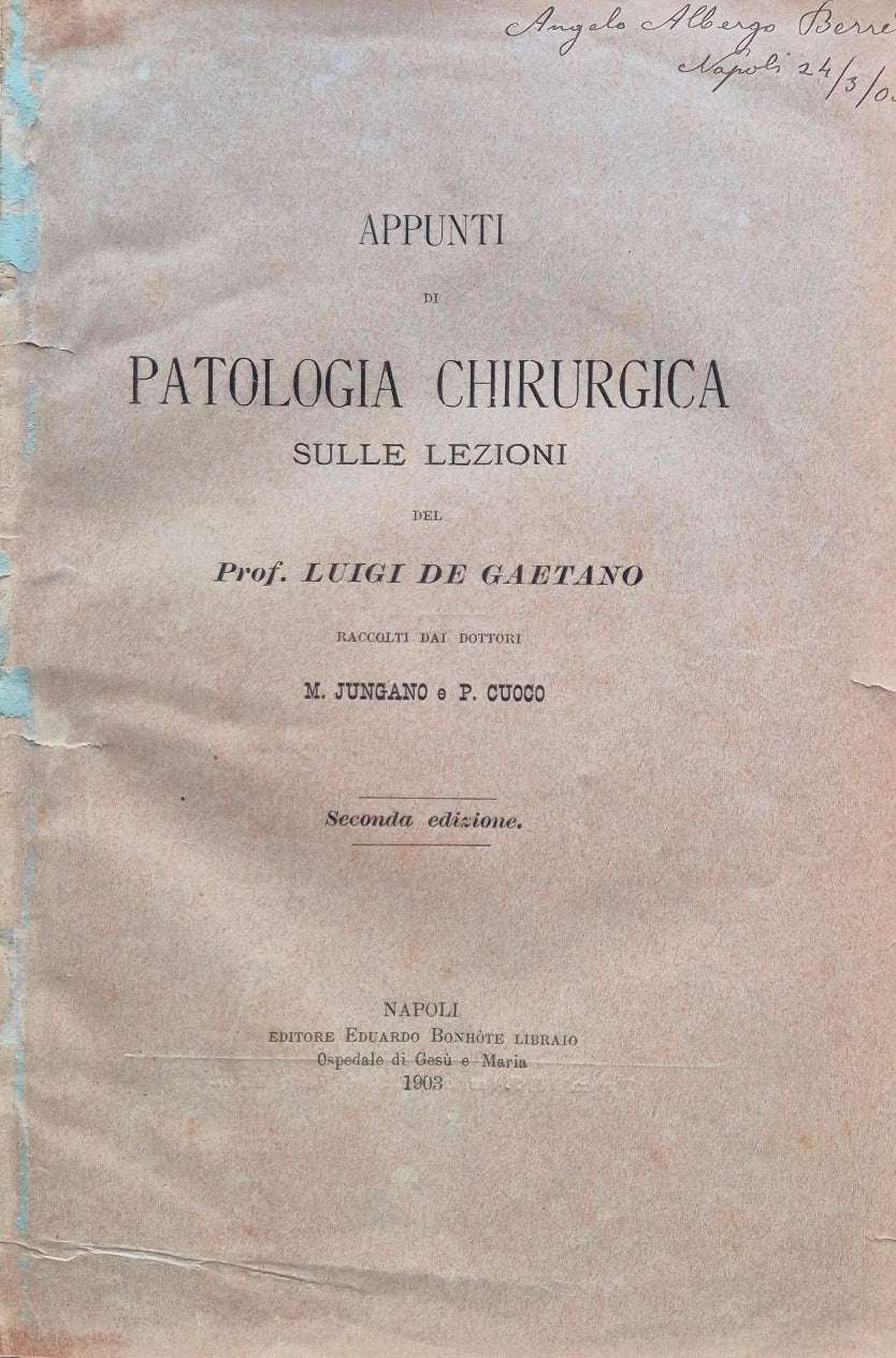 Appunti di patologia chirurgica