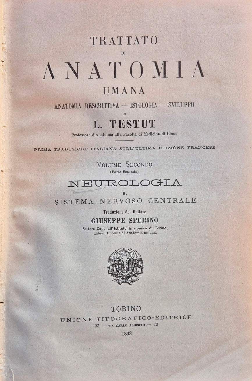 Trattato di anatomia umana - Vol. II (Parte seconda-Parte terza) Neurologia