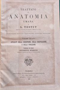 Trattato di anatomia umana - Vol. IV Apparati della digestione, della respirazione e della fonazione