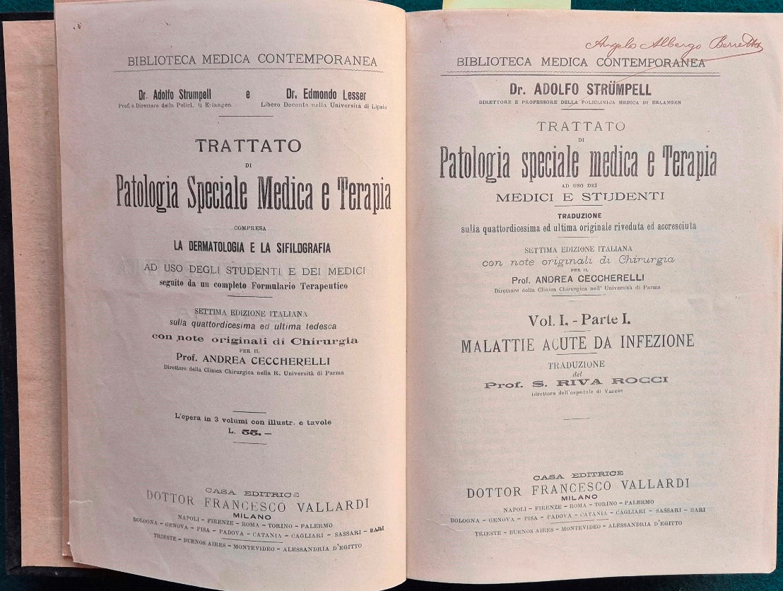 Trattato di Patologia Speciale Medica e Terapia