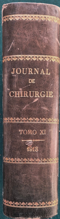 Journal de chirurgie - Tome XI - Juillet-Decembre 1913