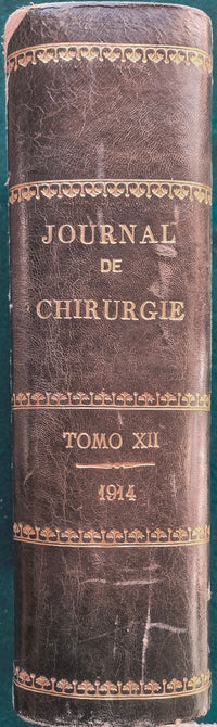 Journal de chirurgie - Tome XII - Janvier-Juin 1914