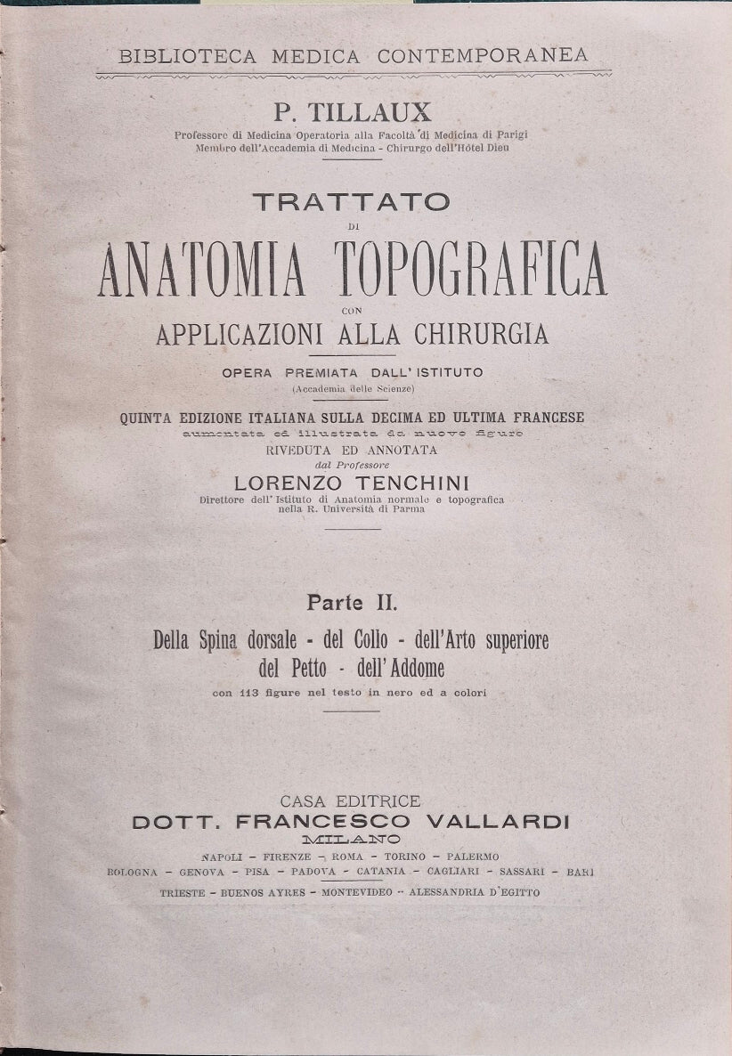 Trattato di anatomia topografica con applicazioni alla chirurgia - Parte II